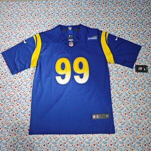 Aaron Donald Los Angeles Rams blue jersey No. 99